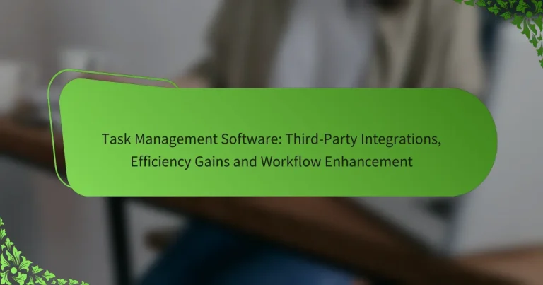 タスク管理ソフトウェア: サードパーティ統合、効率向上およびワークフロー強化